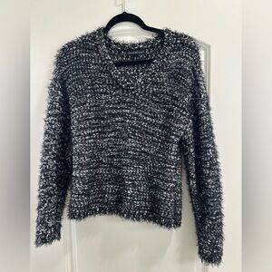Derek Heart Cozy Black and White Women's Sweater